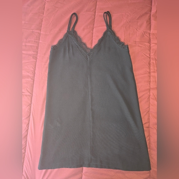 Zara Elegant Black Lace Dress Size S - Picture 3 of 4